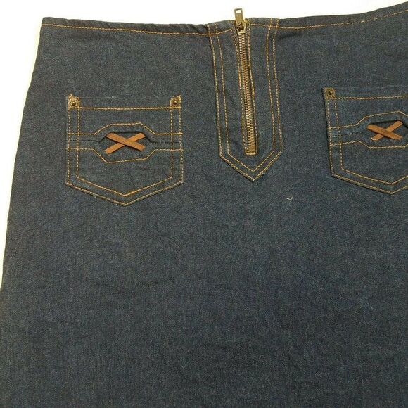 Starwear Jeans Western Denim Skirt - Picture 6 of 9